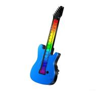 Aromaterapia de salida de aire para coche con luz de ritmo RGB, mejora de la atmósfera vibrante ([Gardenia] azul)