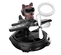 Aromaterapia giratoria de automóviles, Amorizador de aire del automóvil, Difusor de aromaterapia de auto solar, Herramienta decorativa interior de imagen divertida y encantadora para SUV, sedán, RV y