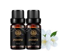 Aromaterapia jazmín aceites esenciales establecidos,100% Pure Jasmine Essential Oils Aroma Set, 2 * 10 ml de grado terapéutico Jasmine Aromatherapy Essential Oils Fragrance Set para difusor, masaje
