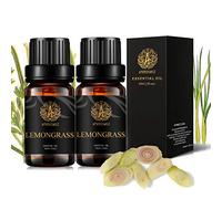 Aromaterapia Lemongrass aceite esencial establecido, 100% puro Lemongrass aceites esenciales Perfume Conjunto, 2 * 10 ml de Grado Terapéutico limoncillo aromaterapia aceites esenciales Perfumes Set