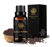 Aromaterapia Negro Pimienta Aceite Esencial para difusor, 30mlNegro Pimienta aceite esencial fragancia para humidificador, 1oz 100% puro Negro Pimienta aceite perfumado para casa