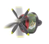 Aromaterapia para automóvil, perfume de fragancia con diseño retro de hélice, difusor de clip de ventilación para vehículos automotrices, conducción, hogar, interior, salpicadero de coche, oficina