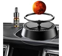 Aromaterapia para automóvil solar: ambientador de aire giratorio, difusor de bola interestelar, decoración interior de automóvil única, de fragancia alimentada | Difusor decorativo para el espa