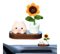Aromaterapia para coche,Adornos para salpicadero de coche | Figuras Difusor de Fragancias Figura Animal | Decoraciones divertidas del coche del del animal del coche para el tablero de la sala de estar