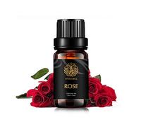 Aromaterapia Rosa Aceite esencial para difusor, 100% puro Rose aceite esencial perfume para humidificador, Masaje, Grado terapéutico Rosa Aceite perfumado para hogar 0,33oz-10ml