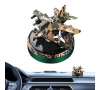 Aromaterapia solar del coche | Difusores de aceites para coche, rotación de aviones de camuflaje - Perfume de coche, difusores de de coche, accesorios para automóviles, decoraciones interiores