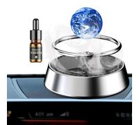 Aromaterapia solar giratoria para coche, 12 x 8 cm, para decoración de salpicadero, difusor de aroma aromático, esfera galaxia futurista, elemento de estilo interior, adorno de coche, perfecto para un
