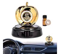 Aromaterapia solar giratoria para coche, difusor de aceite de esencia de coche giratorio solar, diseño de frutas, purificador de aire para aromaterapia para cocina