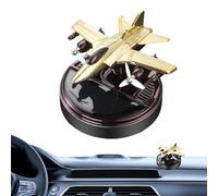 Aromaterapia solar para automóviles - Ambientador de difusor de coche giratorio de avión de camuflaje - Difusor de aceite de aromaterapia solar, eliminador de olor de coche, cazador de olores crea