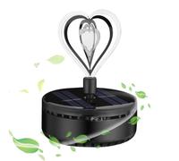 Aromaterapia solar para coche, ambientador de fragancia de coche con energía solar, diseño de corazón, perfume de natural de 360 grados para interior de automóvil, accesorios de decoración de