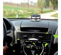 Aromaterapia solar para coche,Ambientador para coche Energía solar - Ambientador Automático Giratorio para Coche | Accesorios de decoración interior de automóviles, para tableros de