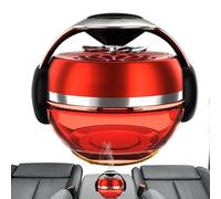 Aromaterapia solar para coche, ambientadores de aromaterapia giratorios solares | Purificador de aire recargable de 50 ml, decoración de salpicadero, accesorios interiores de automóviles de larga