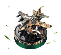 Aromaterapia solar para coche - Difusor de aceite de aromaterapia solarCamuflaje avión rotativo - Ambientador solar de aromaterapia, perfume de coche, para aceites, cazador de olores,