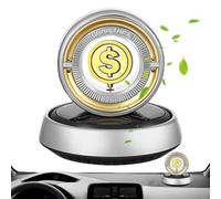 Aromaterapia solar para coche, Difusor de aromaterapia para coche | Eliminador de olores de coche con diseño de moneda giratoria | Fragancia creativa del coche del ambientador de aire para el olor fue