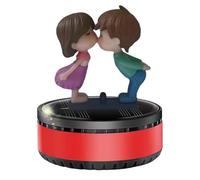 Aromaterapia solar para coche, difusores de aire para coche, ambientador de coche, figuras de abrazo, aromaterapia de coche con energía solar, difusor de fragancia, ambientadores automotrices