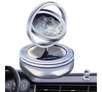 Aromaterapia solar rotativa para automóviles, purificador de aire de energía solar para coche | Decoraciones de tablero de instrumentos de rotación solar,Ambientador giratorio solar para