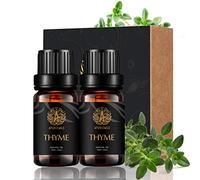 Aromaterapia Tomillo Aceite Esencial Set, 2x10 mltomillo aceite esencial Fragancia Kit para difusores, humidificador, 100% puro aromaterapia Tomillo aceite esencial fragancia Set