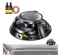 Aromathérapie naturelle pour voiture - Diffuseur d'aromathérapie purifiant, Parfum de voiture rotatif automatique, Désodorisant solaire en alliage, Désodorisant d'ambiance à énergie solaire pour la ma
