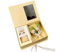Aromatherapy Diffuser Stick Box, 120ml Aromatherapy Gift Set, Aromatherapy Gift Box, Elegant Get Well Soon Scent Box, Fragrance Spa Basket With Flower For Women, Moms, Girls, Relaxation Gift Idea