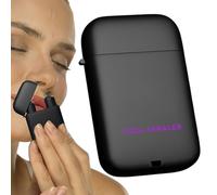 Aromatherapy Vaporizer, doble boquilla natural de aceite difusor, portátil Sinus Relief Device, for Travel, Motion Sickness, Nausea, Memory Boost, Wellness Aid