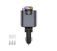 Aromatic Starlight Car Charger, 2025 New 5 in 1 Retractable Car Charger with Starlight, Retractable Cable Aromatic Car Aromatherapy Diffuser for Essential Oils