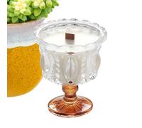 Aromatic Wax Candle - 160g Extended Duration Perfumed Jar, 23.5 Hour Burn Glass Cup Container, Comforting Gift for Peaceful Atmosphere and Calm Mind | For Women Bedroom Bathroom Home Sleep Spa