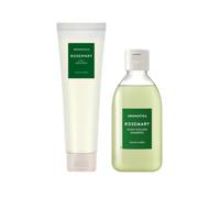 aromatica - Rosemary Hair Thickening Conditioner - 180ml (1ea) + Rosemary Scalp Scaling Shampoo - 100ml (1ea) Set
