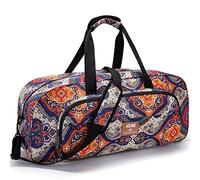 AROME Bolsa de Yoga para Mujeres y Hombres, Bolsa de Yoga grande de Lona para 1/4 Pulgadas, 1/3 Pulgadas, 2/5 Pulgadas, 1/2 Pulgadas, Extra Gruesa, para Ejercicio, Esterilla de Yoga, Gimnasio, Bolsa