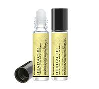 AroMine Headache Relief Essential Oil Roll On, Pre-Diluted 10ml (Pack of 2)