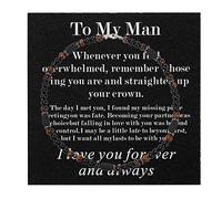 Aroncent Collar para hombre con perlas negras: obsidiana natural ojo de tigre hematita colgante de cristal esencial para aliviar el estrés para hombres, /, Gema, No es una piedra preciosa