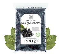 Aronia Deshidratada Sin Azucar 300 g - Aronia Seca - Snacks Saludables - Sin Azucar Añadido, Sin Conservantes, Sin Gluten (300 gr, Aronia)