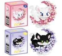 ARONRAVE Mi-niTier-Baukasten-Set Bausteine Spielzeug Kit Animales Figuras Klemmbausteine Mini-Tier-Baukasten-Set Mini Bricks Bauklötze Bausteine