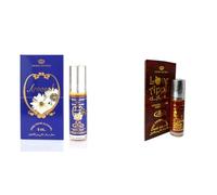 Aroosah & Love Apple Concentrated Perfume Oil Pack of 2 | Long-Lasting Alcohol-Free Attar | 6ml Roll-On for Men & Women