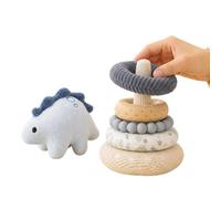 Aros Apilables para Niños Felpa Suave Sensorial Evolutiva Educativa | Juguetes Sensoriales con Animales Para interiores, ludoteca, dormitorio, salón, guardería, preescolar, aula, viaje