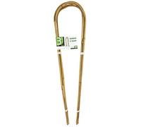 Aros de bambú Natural en Forma de U de 3 pies, Enrejado Mininfa para jardín, Enrejado de bambú en Forma de U para Soporte de Plantas, Paquete de 3