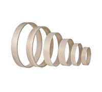 Aros de tambor chamánicos de madera de fresno de 3 pulgadas, marcos tradicionales para sonido sagrado, círculo de tambor hecho a mano (12 pulgadas)