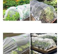 Aros de túnel de plantación para camas de jardín elevadas y estructuras de invernadero que soportan verduras y plantas con flores (30 piezas)