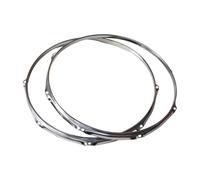 Aros para bombo de 6 agujeros, pieza de repuesto para instrumentos de percusión, práctica reparación para parte superior e inferior, 12 pulgadas