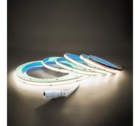 Arotelicht 2m Tira LED COB 4000K, Blanco neutro 12V tira de luz COB sin adaptador Regulable 8 mm de ancho 320LEDs/m IP20 para dormitorio Cocina Decoración interior del hogar