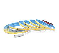 Arotelicht 2m Tira LED COB Blanco cálido 3000K 12V tira de luz COB sin adaptador Regulable Tiras de luces LED 320LEDs/m IP20 para dormitorio Cocina Decoración interior del hogar
