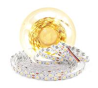Arotelicht 5m tira de LED 12V tira de luces LED blanco cálido 5050SMD, IP20 3000K 300 tiras de LED sin fuente de alimentación autoadhesiva DIY luces regulables para decoración de interiores