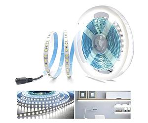 Arotelicht Tira de luz LED 5 m, 12v SMD2835 600leds IP20 Blanca frío iluminación interior Sin alimentación ni controlador