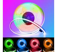 Arotelicht Tira LED COB RGB 24V 5m 840LEDs/m Tira de Luces LED COB regulable alta densidad IP20 para dormitorio cocina decoración interior del hogar
