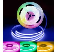 Arotelicht Tira LED COB RGB 2m 12V, Tira de Luces LED COB RGB 810LEDs/M regulable alta densidad IP20 para dormitorio cocina decoración interior del hogar