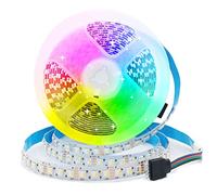 Arotelicht Tira LED RGBW 12V 5M 108LEDs/M Urtra-brillante RGB+Blanco Cálido (2700K-3000K) Tiras de Luces 4 colores en 1 LED 5050SMD IP20 No Impermeable Iluminación para Decoración de interiores