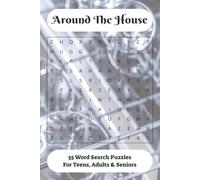 Around The House, Household Items Word Search: Word Searches With Easy To Read Print About Household Items, Objects Around The Home. Knives, Forks , ... Gift For Vacations, Holidays and Free Times