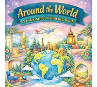 Around the World - A Cozy Space Coloring Book: Peaceful Interiors & Relaxing Home Scenes to Color and Enjoy - Discover a Cozy Little Corner from Every Continent