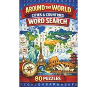 Around the World Cities & Countries Word Search: Word search puzzles with easy-to-read print about the cities and countries around the world | 6X9 ... Gifts for vacations, holidays and relaxation