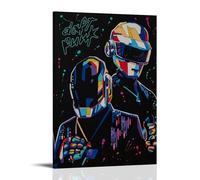 Around The World-Daft PunkPosters para dormitorio, póster estético, pintura decorativa, lienzo, arte de pared, póster para sala de estar, dormitorio, pintura de pared, estilo marco, 50 x 75 cm