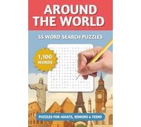 Around The World Word Search Puzzle Book: Easy-to-Read Word Searches about Countries, Landmarks, Foods, and Traditions